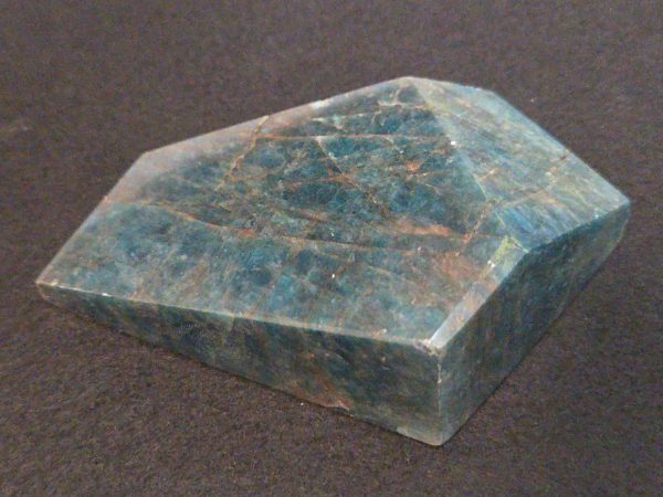 Blue Apatite Crystal with Unknown Radioisotope(s) - China - 199 Grams