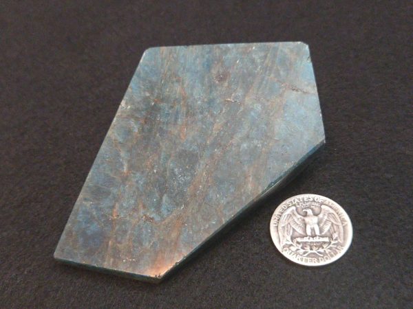 Blue Apatite Crystal with Unknown Radioisotope(s) - China - 199 Grams - Image 10