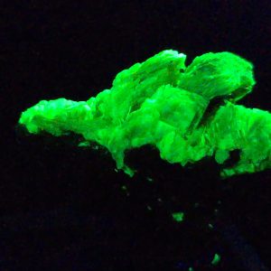 Autunite Crystals on Matrix- Fluorescent Uranium Ore, 5.6 Grams