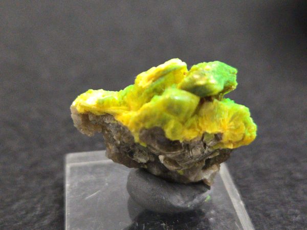 Autunite Crystals on Matrix- Fluorescent Uranium Ore, 5.6 Grams - Image 5