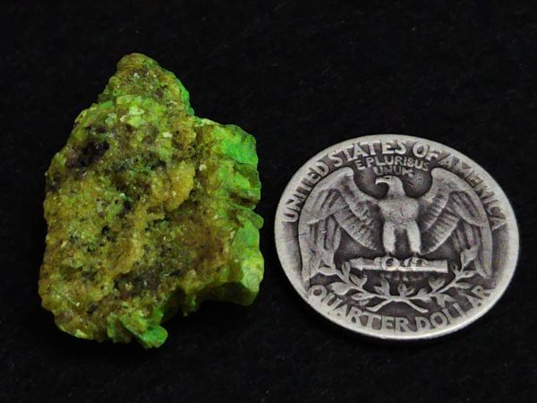 Lamellar Autunite Crystal – Fluorescent Uranium Ore, 6.7 Grams - Image 14