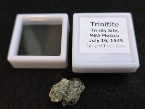 Trinitite (Atomic Bomb Glass), 1.1 Grams - Trinity Site, New Mexico, July 16, 1945