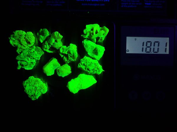18 Grams of Stabilized Autunite Pieces  ~ Bulk Uranium Ore - Image 2