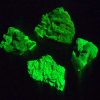 4 Piece Autunite Lot ~ Fluorescent Uranium Ore