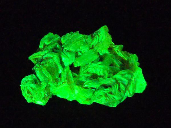 Autunite / Meta-autunite Crystal - Fluorescent Uranium Ore, 2.5 Grams