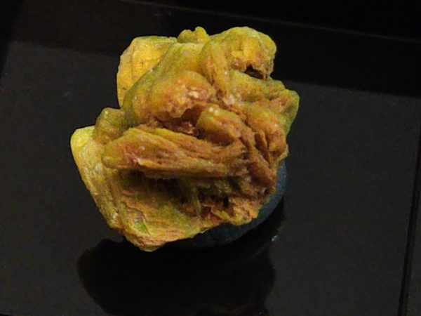 Autunite / Meta-autunite Crystal in Perky Box - Fluorescent Uranium Ore, 2.2 Grams - Image 2