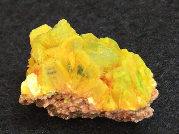 Autunite Crystal on Matrix in Perky Box  - Fluorescent Uranium Ore, 3.9 Grams - Image 7