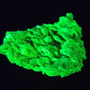 Autunite / Meta-autunite Crystal Fluorescent Uranium Ore, 2.1 Grams