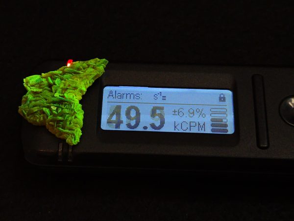 Autunite / Meta-autunite Crystal  Fluorescent Uranium Ore, 3 Grams - Image 8