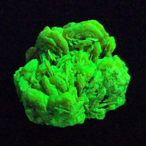 Autunite / Meta-autunite Crystal Fluorescent Uranium Ore, 7.3 Grams