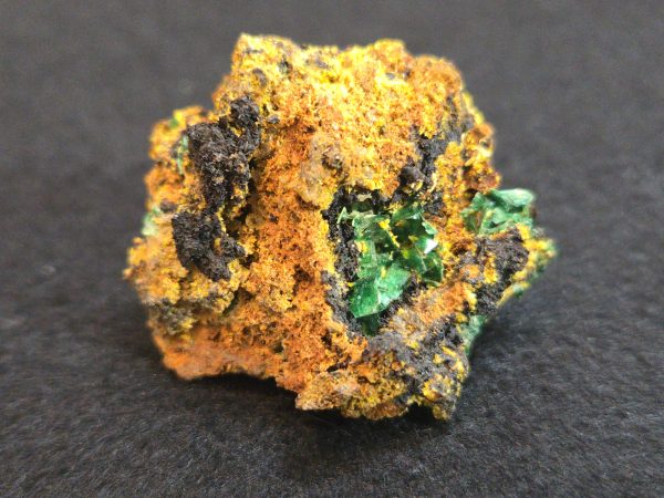 Torbernite and Parsonsite on Matrix - Guangxi, China - Image 3