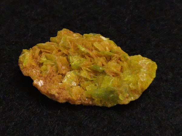 Autunite Crystal in Perky Box , 840mg – Fluorescent Uranium Ore