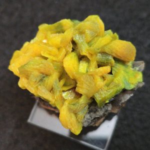 Autunite / Meta- Autunite on Matrix , 19 Grams - Fluorescent Uranium Ore