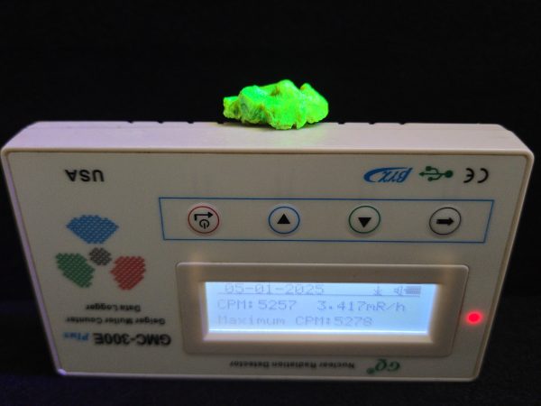 Autunite Crystal in Perky Box, 4.2 Grams – Fluorescent Uranium Ore - Image 7