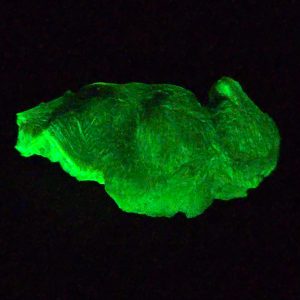 Autunite Crystal in Perky Box, 4.2 Grams – Fluorescent Uranium Ore