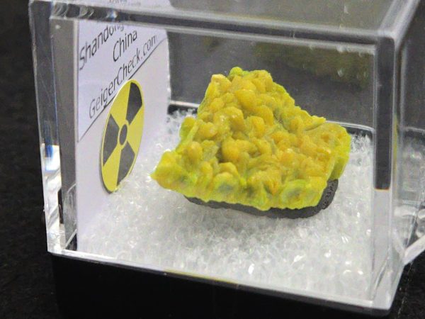 Autunite Crystal in Perky Box, 2.7 Grams – Fluorescent Uranium Ore - Image 11