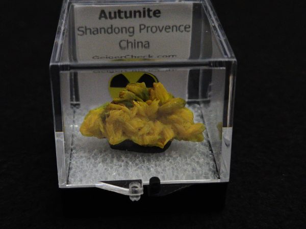 Autunite Crystal in Perky Box, 3.2 Grams – Fluorescent Uranium Ore - Image 6