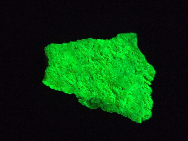 Autunite / Meta-autunite Crystal Fluorescent Uranium Ore, 14 Grams