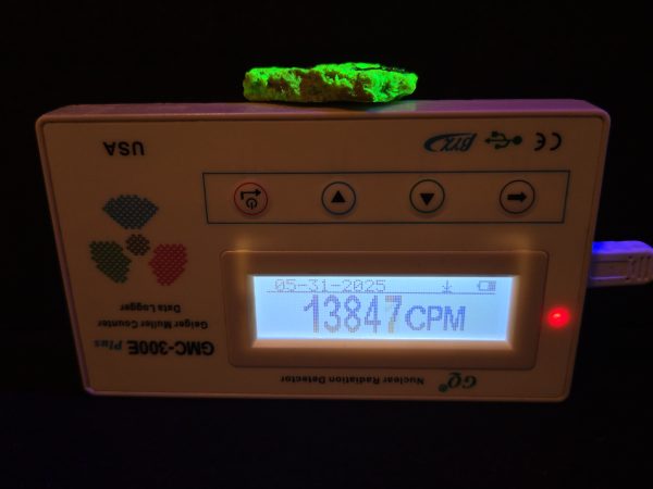 Autunite / Meta-Autunite Crystal  Fluorescent Uranium Ore, 14 Grams - Image 10