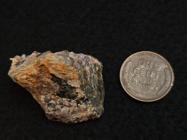 Samarskite-(y) Crystals in Matrix  North Carolina USA - Image 8