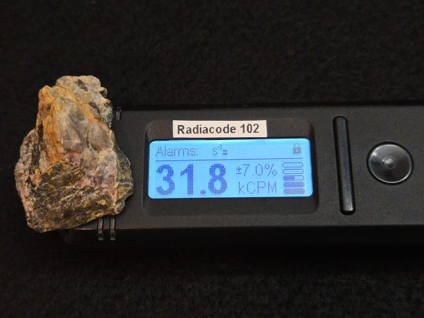 Samarskite-(y) Crystals in Matrix  North Carolina USA - Image 6