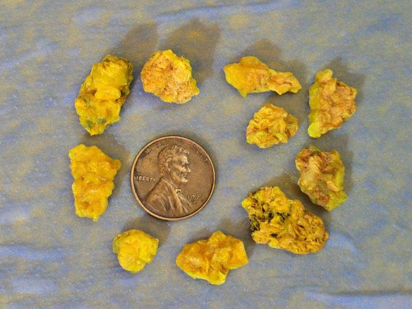10 Piece Autunite Lot  ~ Fluorescent Uranium Ore - Image 8