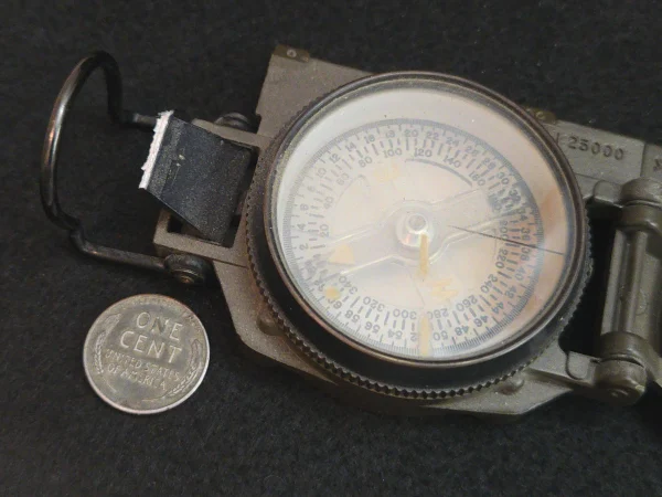 Waltham Lensatic Compass - U.S. Military Vietnam War Era, Ra-226 (Missing Sightglass) - Image 9