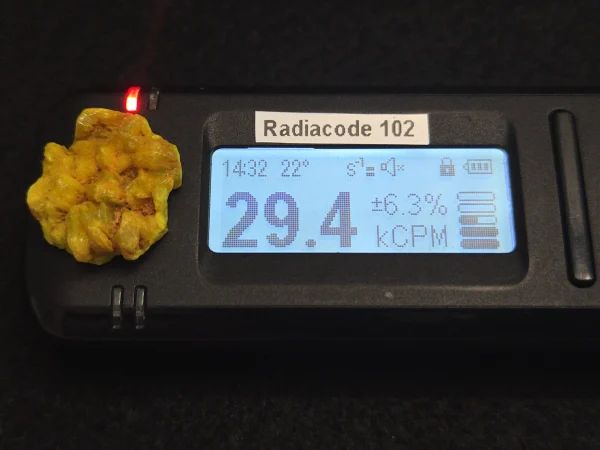 Autunite Crystal in Perky Box, 3 Grams – Fluorescent Uranium Ore - Image 8