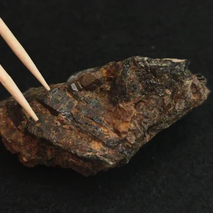 Fergusonite-(Y) Crystals in Matrix – J.G. Gole Quarry, Ontario, Canada -37 Grams