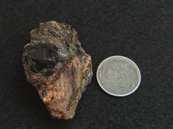 Fergusonite-(Y) Crystals in Matrix – J.G. Gole Quarry, Ontario, Canada -37 Grams - Image 9