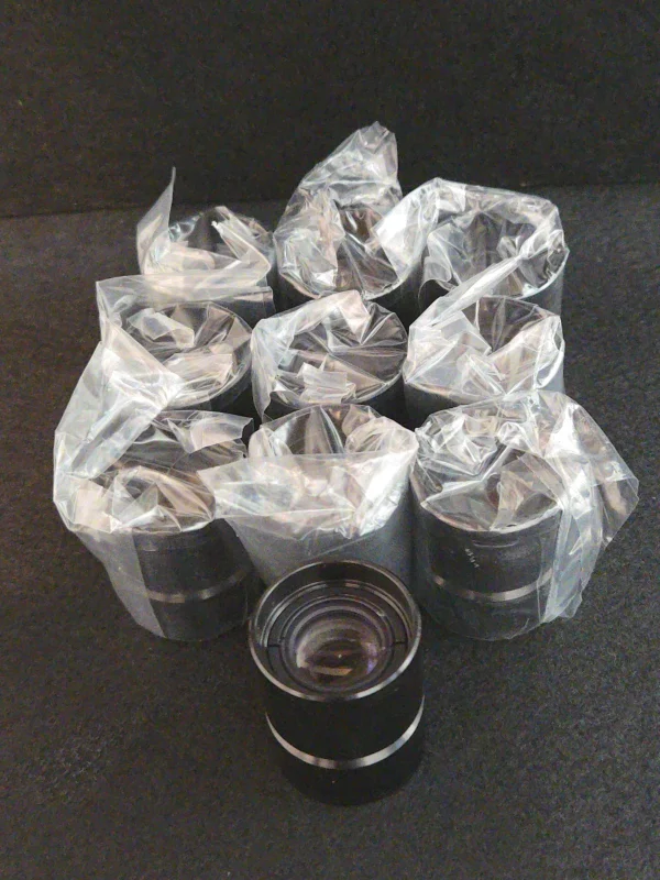 Ten Thoriated Glass Vintage Microfiche Lens ~ Thorium-232 Sources