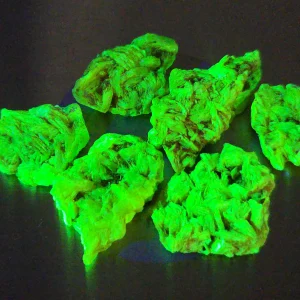 6 Piece Autunite Lot ~ Fluorescent Uranium Ore