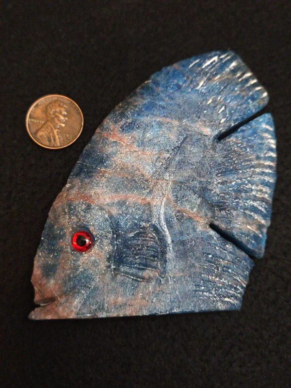Carved Apatite Crystal Pair with Unknown Radioisotope(s) - 298 Grams - Image 5