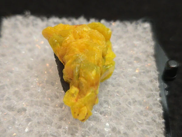 Autunite Crystal in Perky Box, 2 Grams – Fluorescent Uranium Ore - Image 4