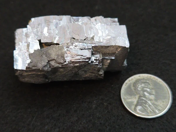 Galena Crystal,  AKA  Lead Glance - Lead Ore - Periodic Table Element Source - Image 6