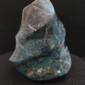 Blue Apatite Crystal with Unknown Radioisotope(s) - Madagascar - 360 Grams
