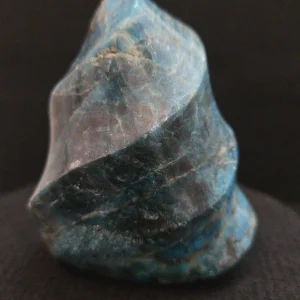 Blue Apatite Crystal with Unknown Radioisotope(s) - Madagascar - 360 Grams