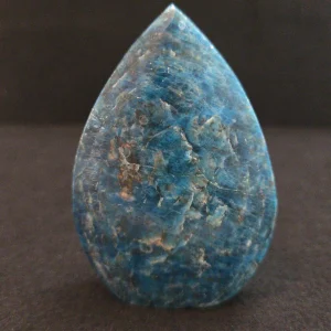 Blue Apatite Crystal with Unknown Radioisotope(s) - Madagascar - 180 Grams