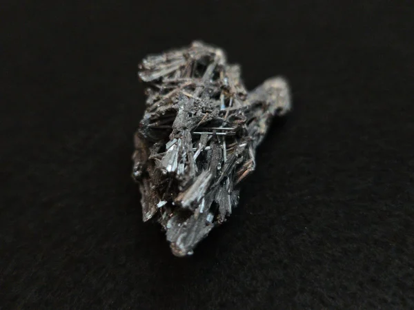 Stibnite Cluster,  Antimony Ore  Lengshuijiang mine, Hunan Province, China - Image 5