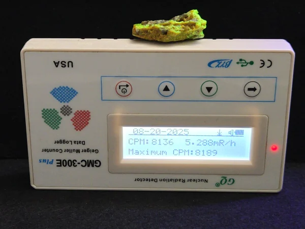 Autunite / Meta-Autunite Crystal  Fluorescent Uranium Ore, 9 Grams - Image 8