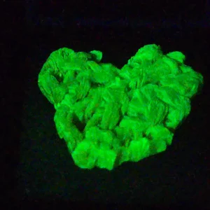 Autunite Crystal in Perky Box, 4 Grams – Fluorescent Uranium Ore