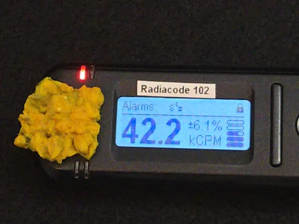 Autunite Crystal in Perky Box, 4 Grams – Fluorescent Uranium Ore - Image 9
