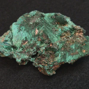 Acicular Malachite in Matrix - Kolwezi mining district, Lualaba, DR Congo