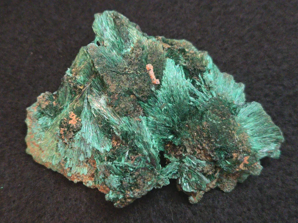 Acicular Malachite in/on Matrix - DR Congo