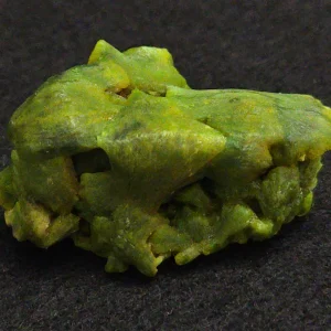 Lamellar Autunite with Matrix ~ Fluorescent Uranium Ore, 15 Grams