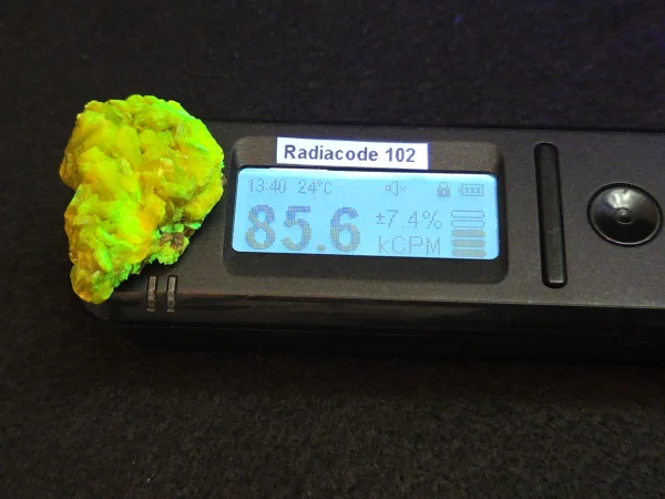 Autunite / Meta-Autunite Crystal  Fluorescent Uranium Ore, 8 Grams - Image 10