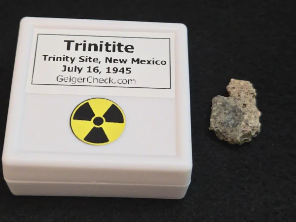 Trinitite (Atomic Bomb Glass), 850 Milligrams - Trinity Site, New Mexico, July 16, 1945 - Image 8