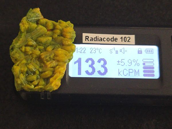Autunite Crystal - Fluorescent Uranium Ore, 11 Grams - Image 8