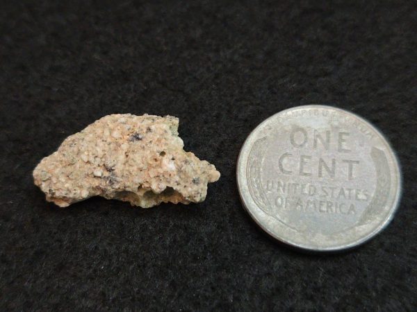 Trinitite (Atomic Bomb Glass), 970 Milligrams - Trinity Site, New Mexico, July 16, 1945