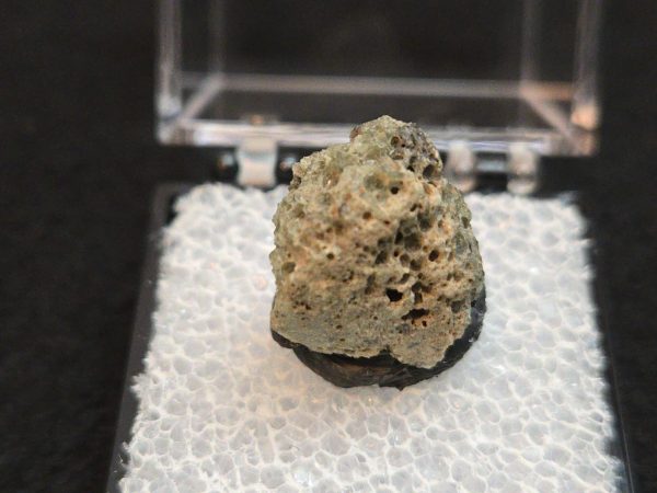 Trinitite (Atomic Bomb Glass), 1100 Milligrams - Trinity Site, New Mexico, July 16, 1945